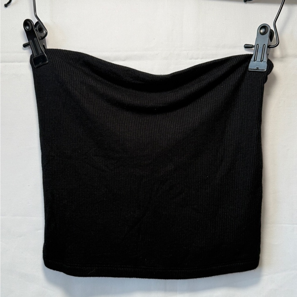 American Eagle Outfitters Black Crop Top